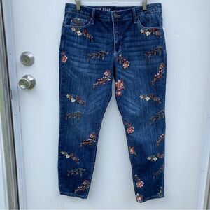 Laurie Felt Embroidered Jeans Size 12